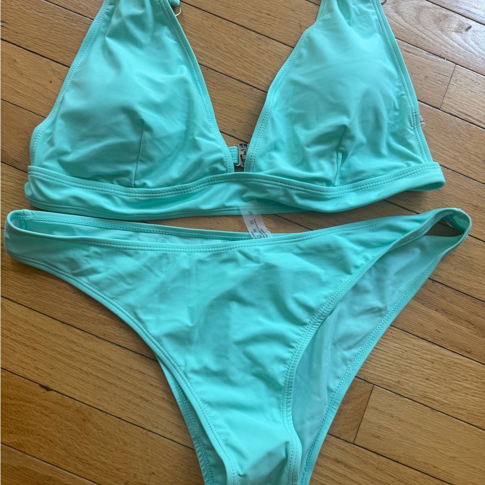 SHEIN Light Aqua Bikini Set